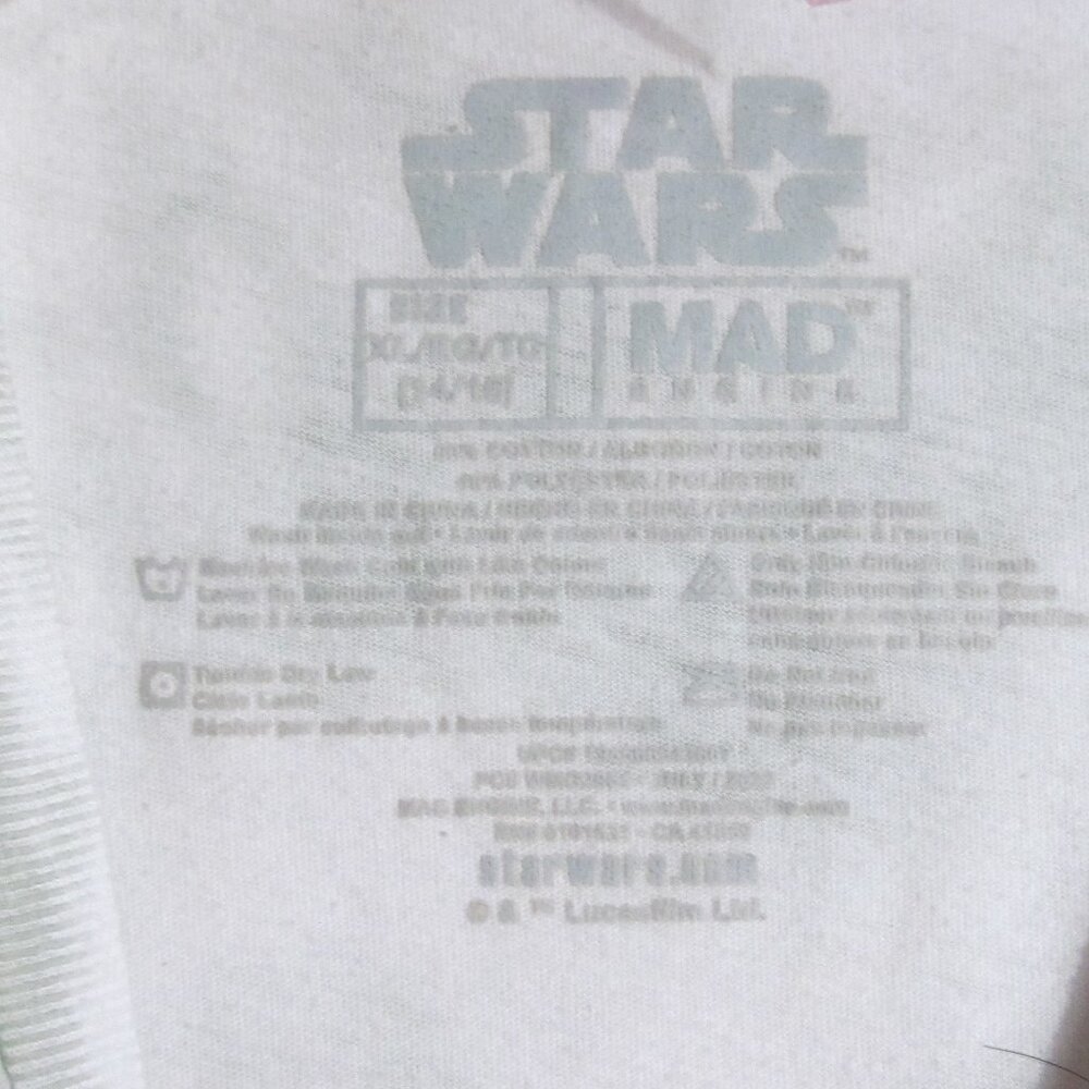 *2/$10*baby yoda long sleeve tee green tye die sz kids XL GUC - Picture 2 of 3